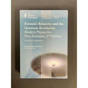 The Great Courses: Einstein's Relativity  - 4 DVDs + Course Guidebook -BRAND NEW